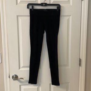 Vince Corduroy Black Leggings Size XS